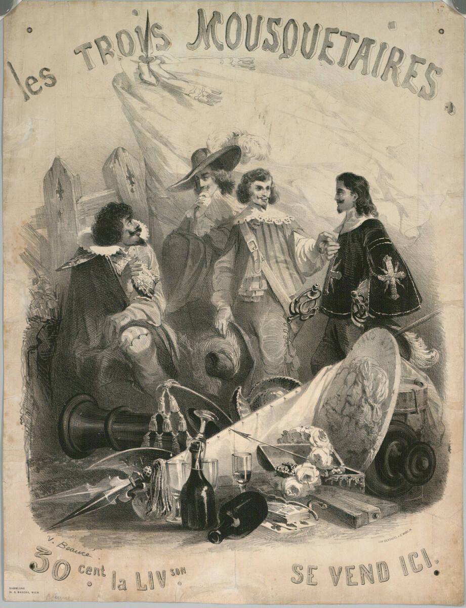 Vivant Beaucé, les TROIS MOUSQUETAIRES, Inv. Nr.: DG2004/517