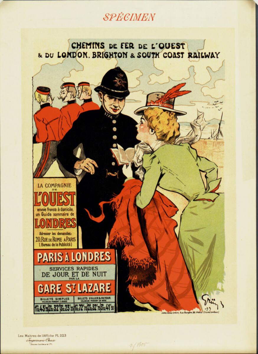 Jules Alexandre Grün, CHEMINS DE FER DE L'OUEST & DU LONDON, BRIGHTON & SOUTH COAST RAILWAY; PA…