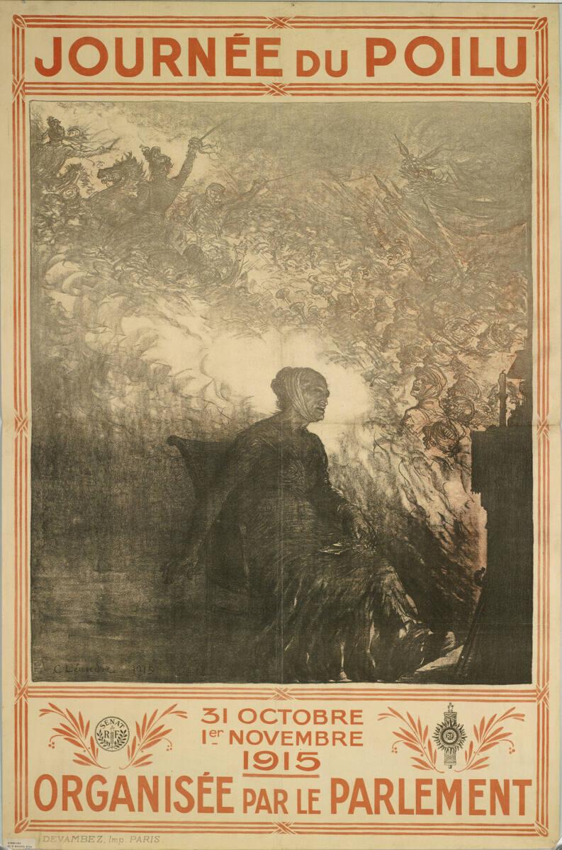 Charles Léandre, JOURNÉE DU POILU; 1915; ORGANISÉE PAR LE PARLEMENT, Inv. Nr.: DG2004/680