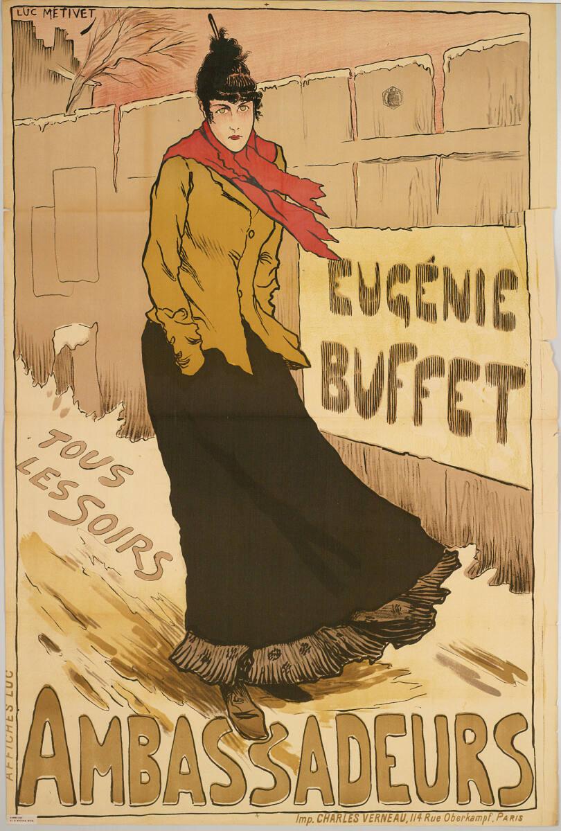 Lucien Métivet, EUGÉNIE BUFFET; AMBASSADEURS, Inv. Nr.: DG2004/722