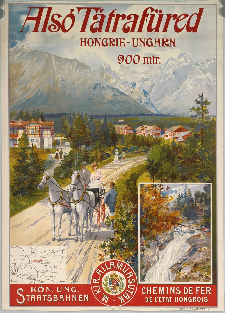 Anonym, Alsó Tátrafüred; KÖN. UNG. STAATSBAHNEN, Inv. Nr.: DG1914/709/6