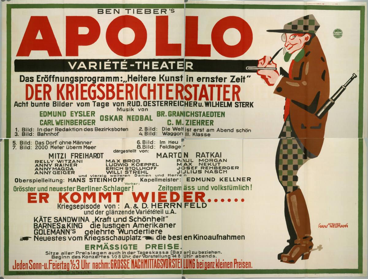 APOLLO; DER KRIEGSBERICHTERSTATTER, Inv. Nr.: DG1914/693/1