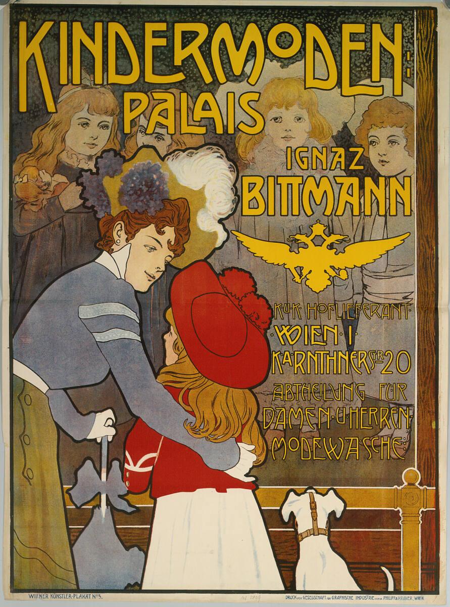 Anonym, KINDERMODEN-PALAIS; IGNAZ BITTMANN; KÄRNTNERSTR. 20, Inv. Nr.: DGNF5899