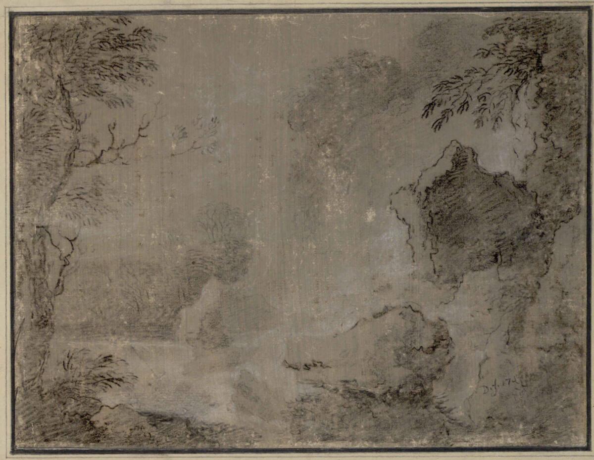 Christian Wilhelm Ernst Dietrich, Wasserfall, Inv. Nr.: 4148