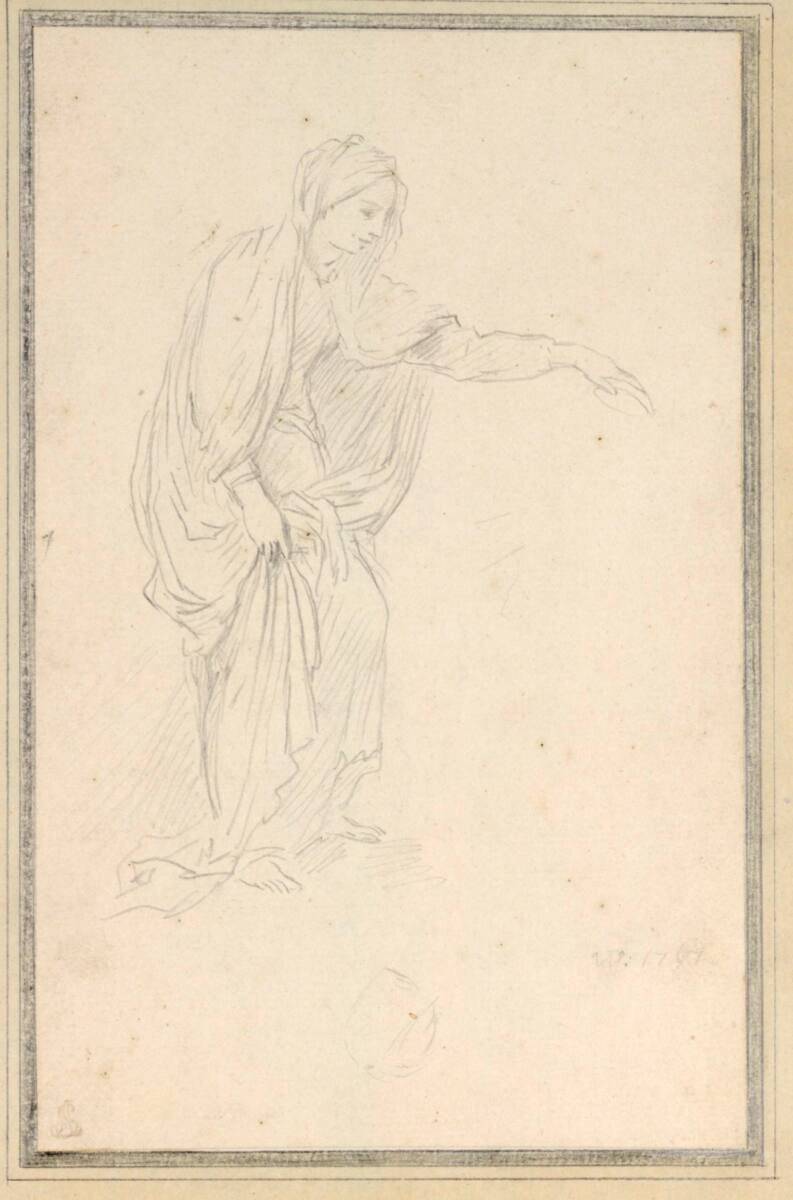 Frau eine Schale ausgießend, 1767