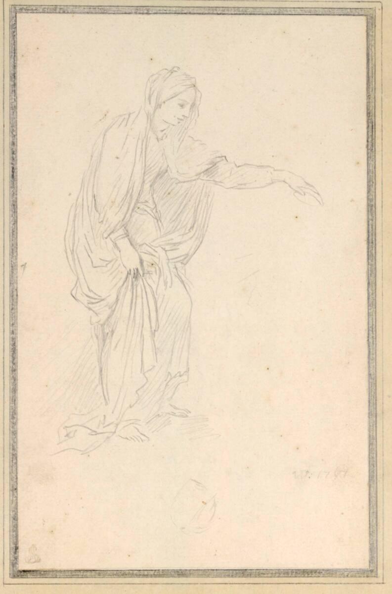 Johann Georg Wagner, Frau eine Schale ausgießend, Inv. Nr.: 4176