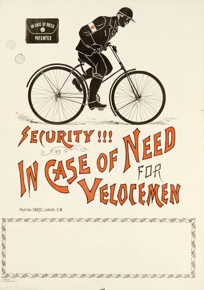 Anonym, SECURITY!!! IN CASE OF NEED FOR VELOCEMEN, Inv. Nr.: DG2004/1940