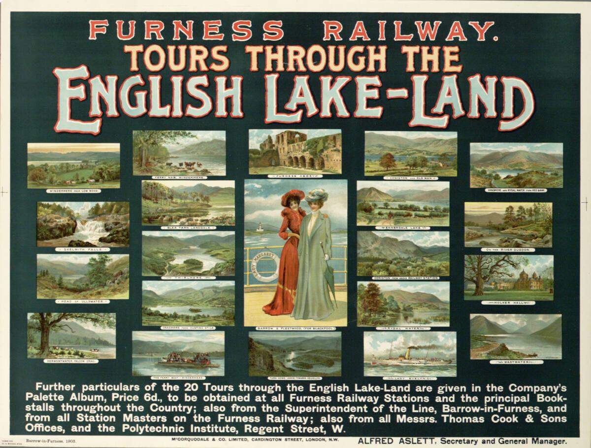 Anonym, FURNESS RAILWAY. TOURS TROUGH THE ENGLISH LAKE-LAND, Inv. Nr.: DG2004/1957
