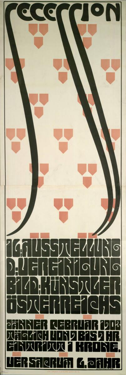 Alfred Roller, SECESSION; 16. AUSSTELLUNG D. VEREINIGUNG BILD. KÜNSTLER ÖSTERREICHS; JÄNNER FEB…