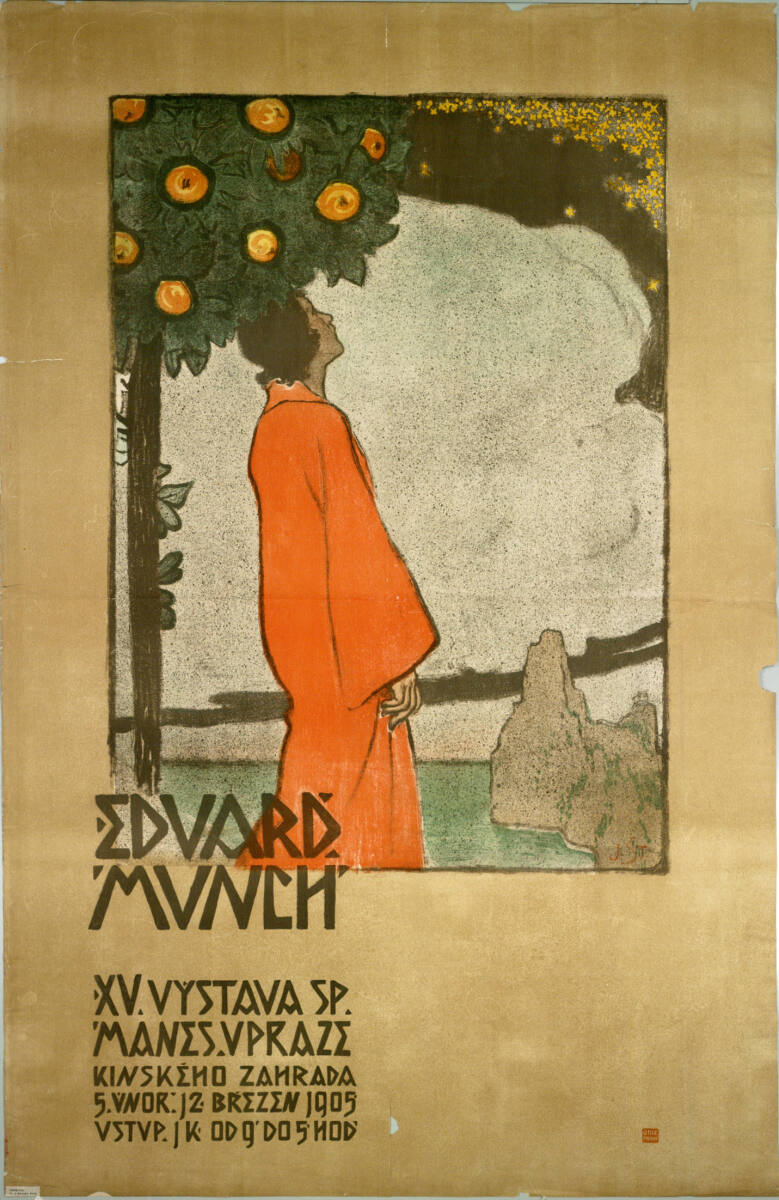 EDVARD MUNCH; XV. VÝSTAVA SP. MANES V PRAZE; 1905, JanPreisler, 1905