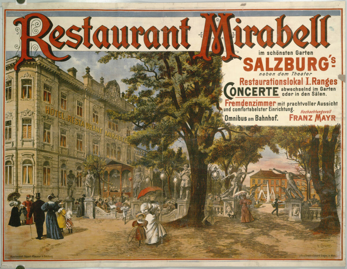 Restaurant Mirabell im schönsten Garten SALZBURG'S, EduardSieger