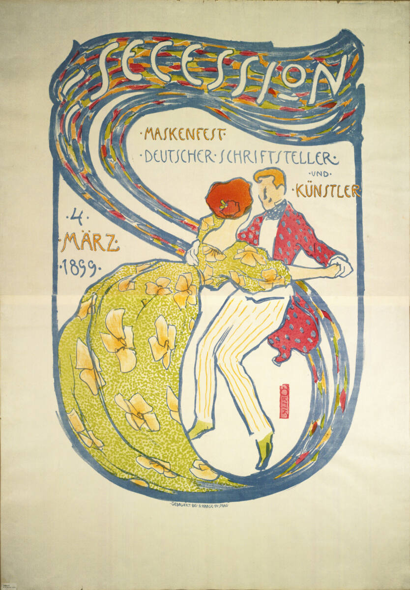 SECESSION; MASKENFEST DEUTSCHER SCHRIFTSTELLER UND KÜNSTLER; 4 MÄRZ 1899, Prag AndreasHaase, 1899