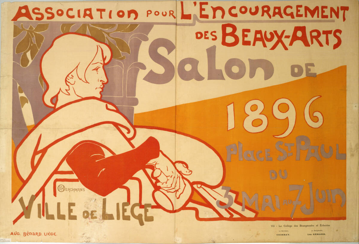 ASSOCIATION POUR L'ENCOURAGEMENT DES BEAUX-ARTS; Salon de 1896; VILLE DE LIEGE, EmileBerchmans, 1896