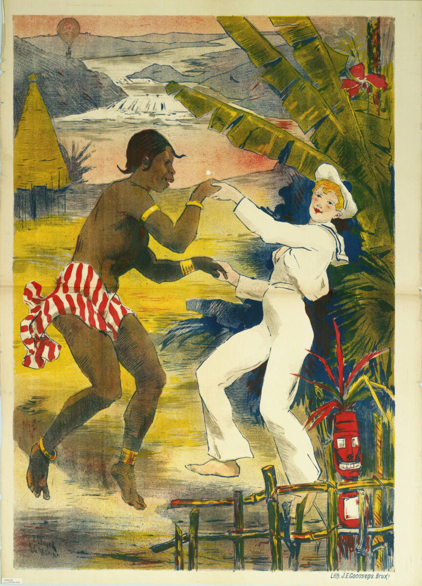 Indigener Amerikaner und Matrosenknabe, EdouardDuyck