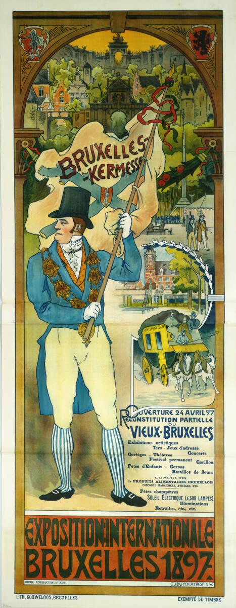 Edouard Duyck, Adolphe Crespin, EXPOSITION INTERNATIONALE BRUXELLES 1897, Inv. Nr.: DG2004/2600