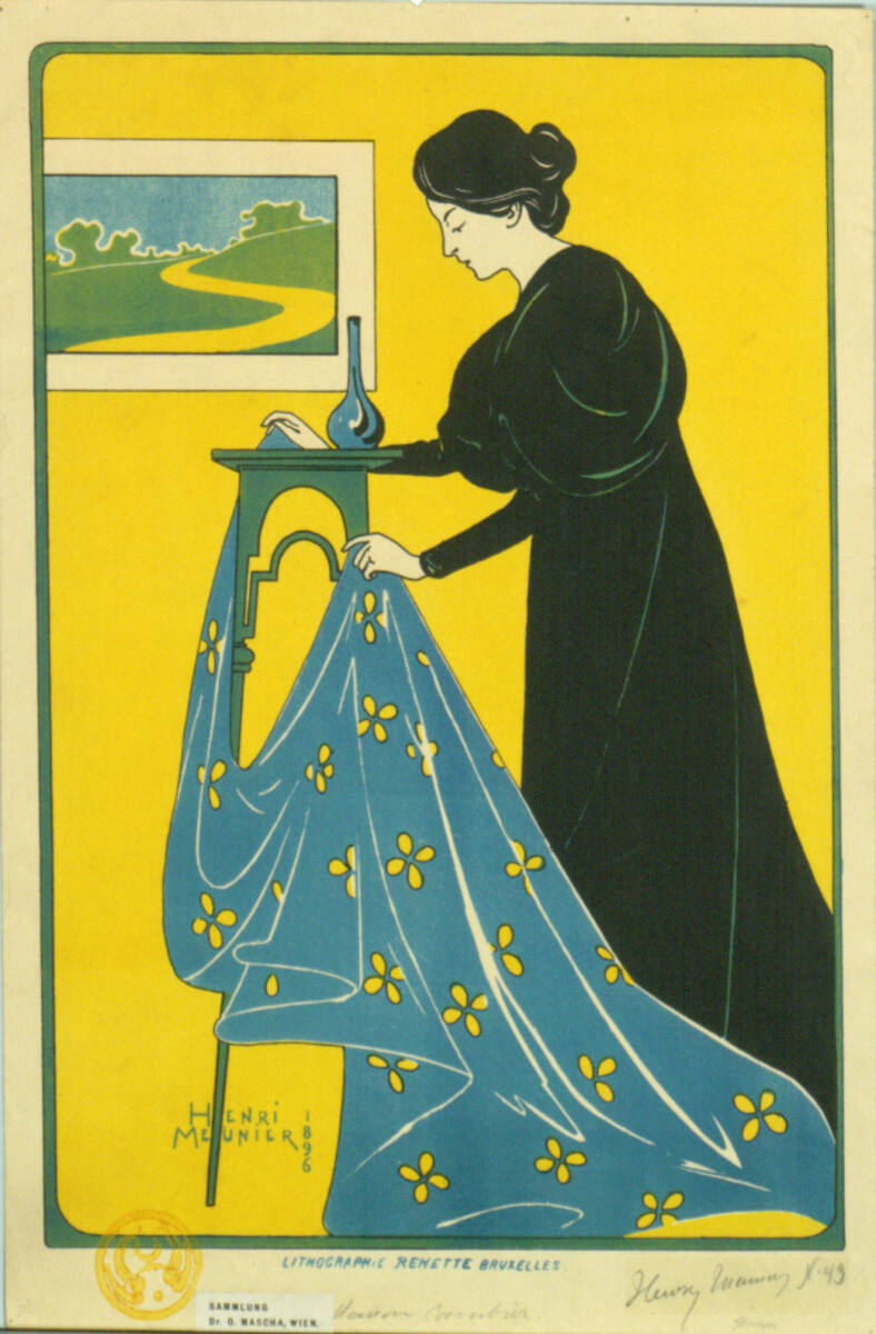 CONTHIER-MEYSMANS; AMEUBLEMENTS; ETOFFES; ENCADREMENTS (vor der Schrift), HenriMeunier, 1896