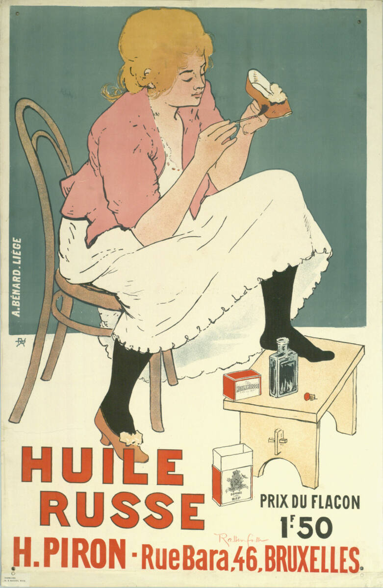 HUILE RUSSE; H. PIRON; BRUXELLES, Liège AugusteBénard