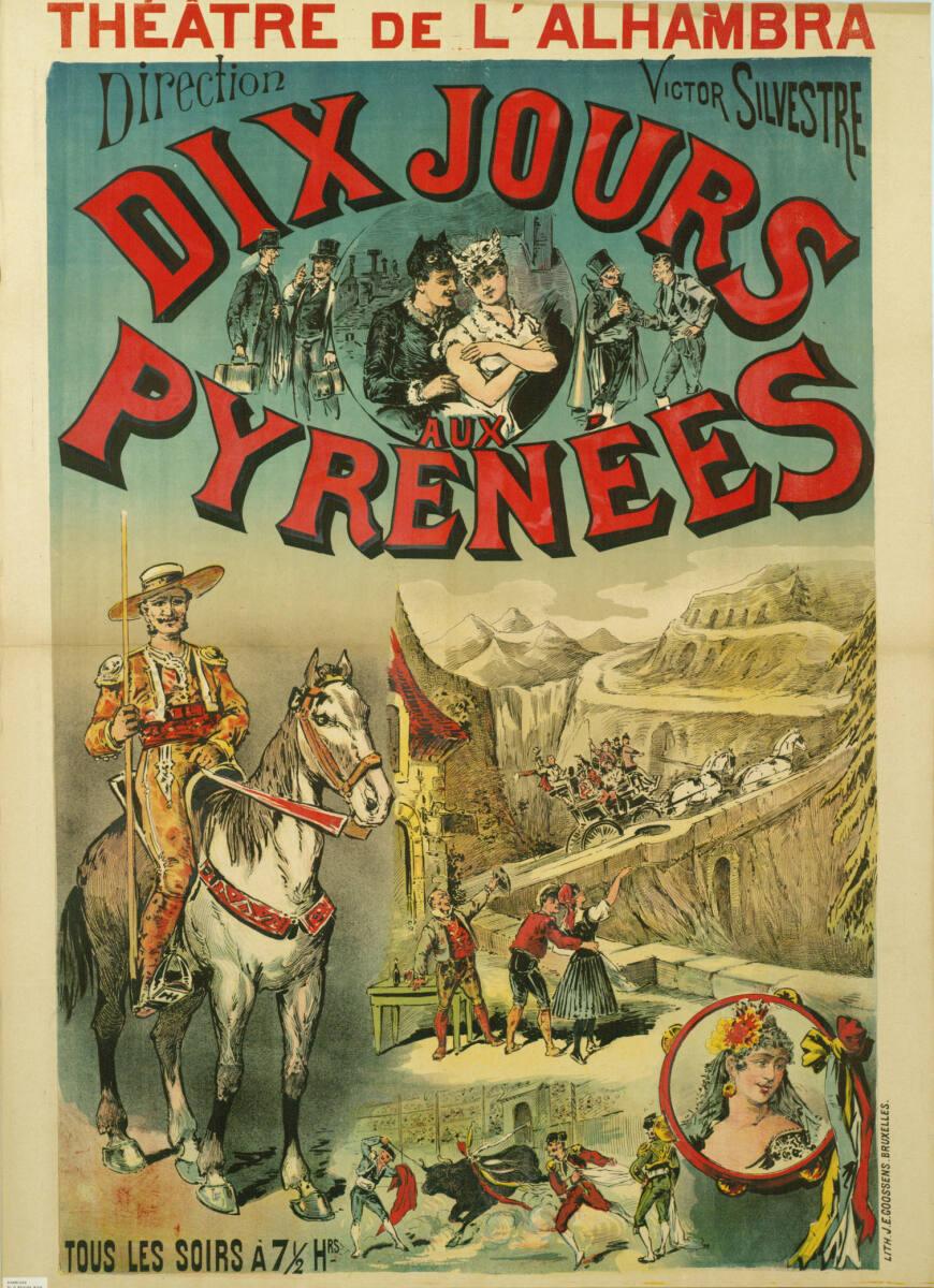 Anonym, THÉÂTRE DE L'ALHAMBRA; DIX JOURS AUX PYRENÉES, Inv. Nr.: DG2004/2674