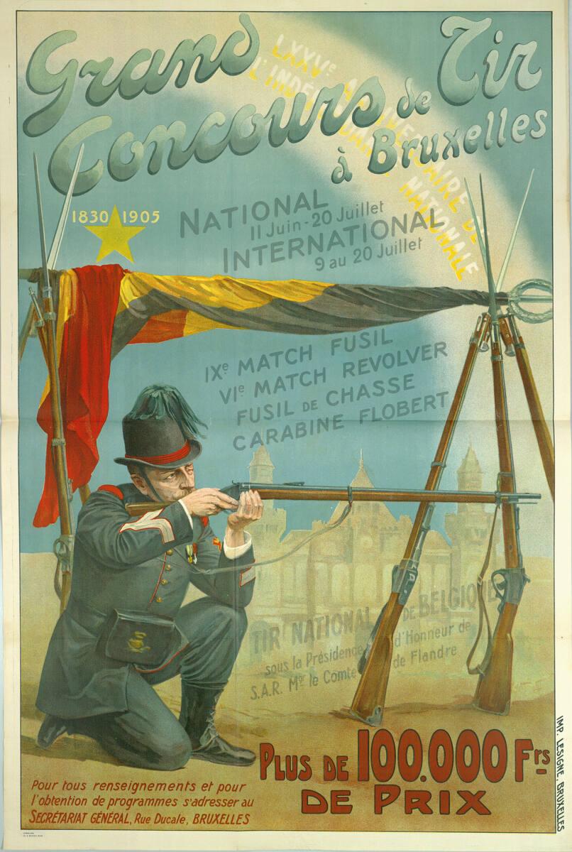 Anonym, Grand Concours de Tir à Bruxelles; 1830-1905, Inv. Nr.: DG2004/2678