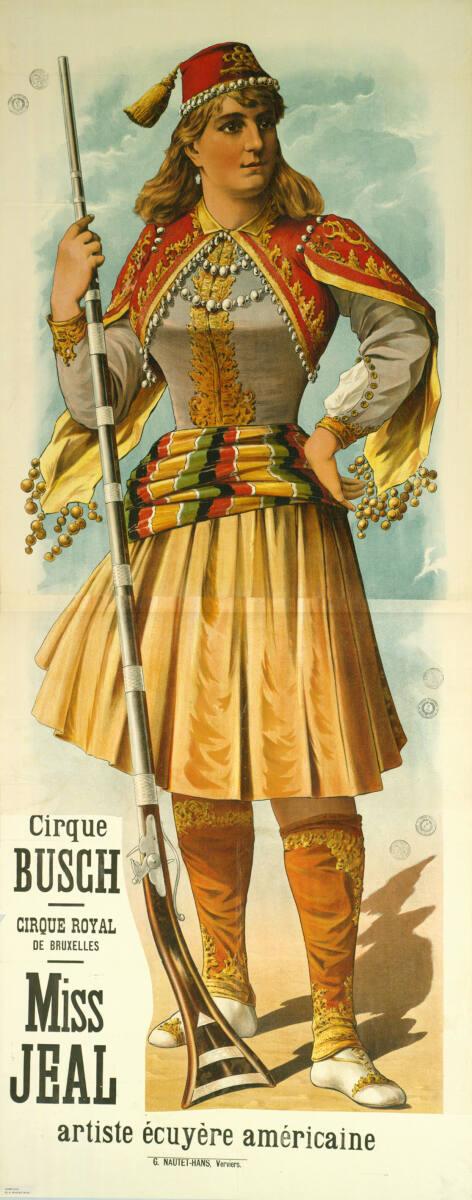 Anonym, Cirque BUSCH; CIRQUE ROYAL DE BRUXELLES; Miss JEAL, Inv. Nr.: DG2004/2716