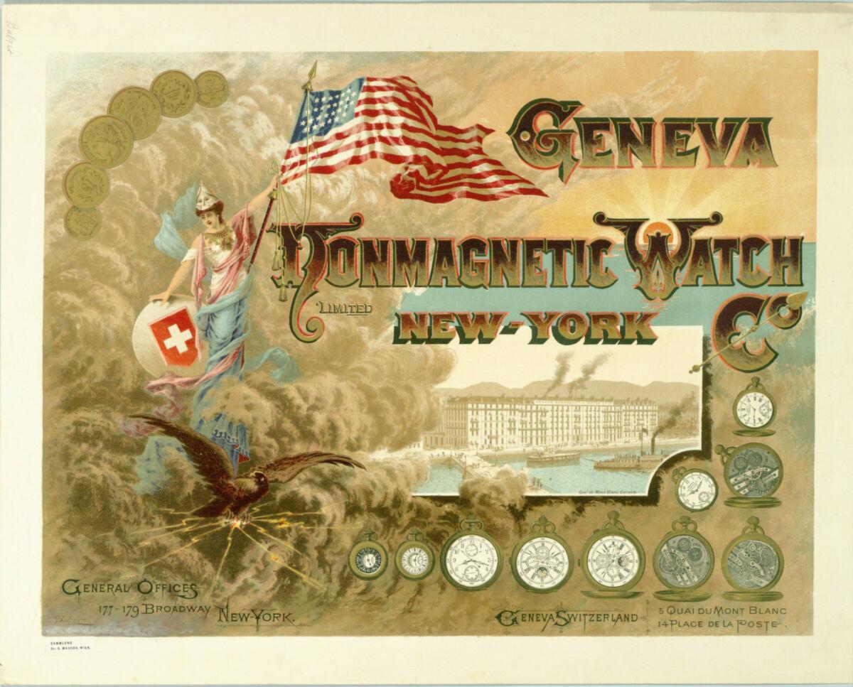 P. Balzer (möglicherweise Peter Balzer), GENEVA; NONMAGNETIC WATCH CO; NEW YORK, Inv. Nr.: DG20…