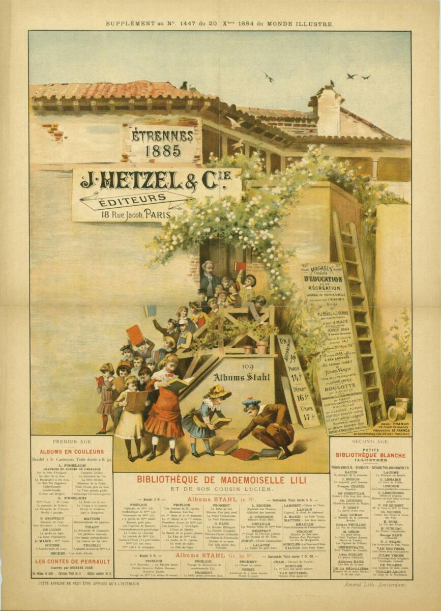 Anonym, ÉTRENNES 1885; J. HETZEL & Cie.; ÉDITEURS; PARIS (SUPPLÉMENT au No. 1447 du 20 Xbre 188…