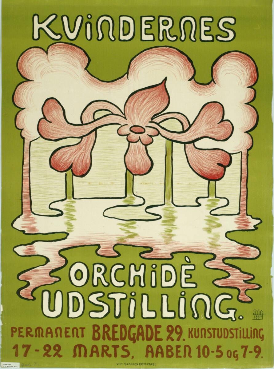 Peter Urban Gad, KVINDERNES ORCHIDÈ UDSTILLING; 17 - 22 MARTS, Inv. Nr.: DG2004/3787