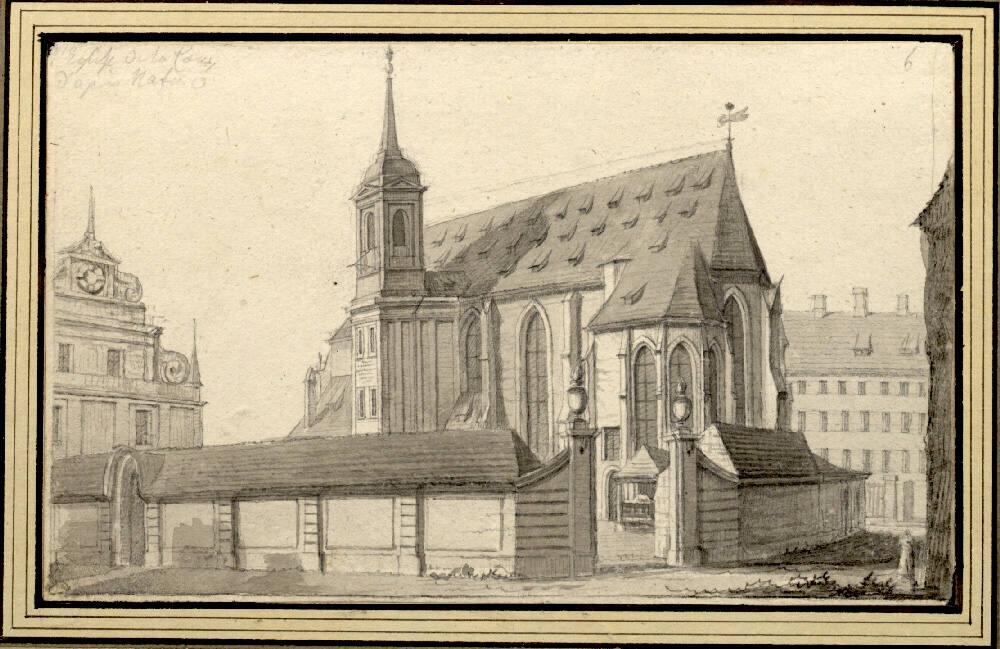 Johann Emanuel Goebel, Folge von Sächsischen Ansichten: Dresden, Sophienkirche, Inv. Nr.: 4333